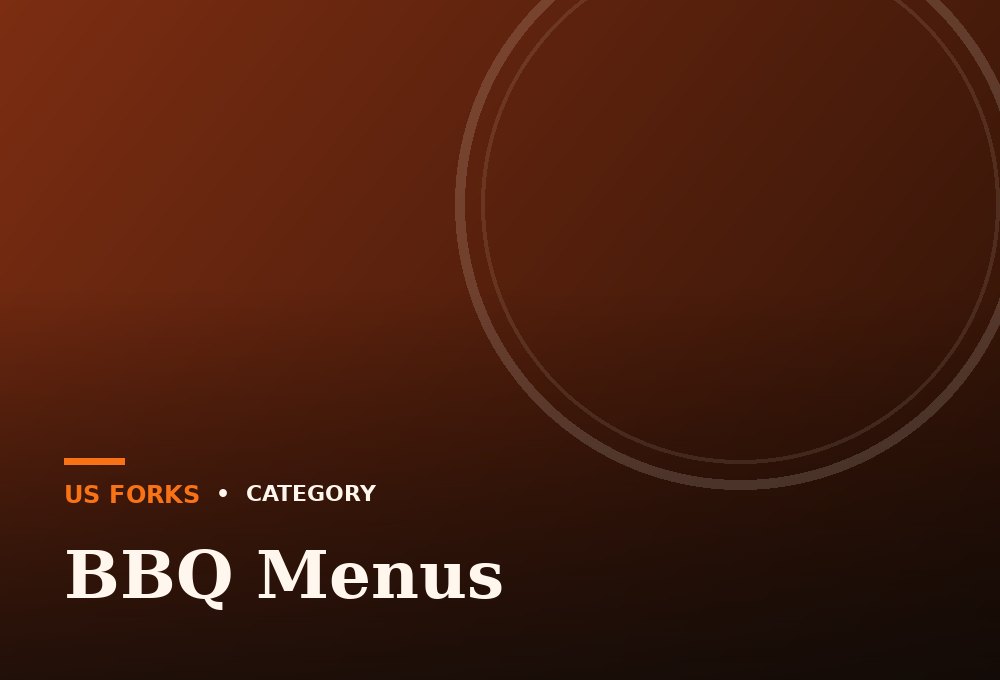 BBQ Menus