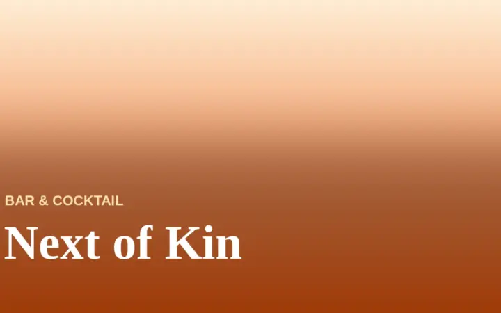 Next of Kin Menu With Prices