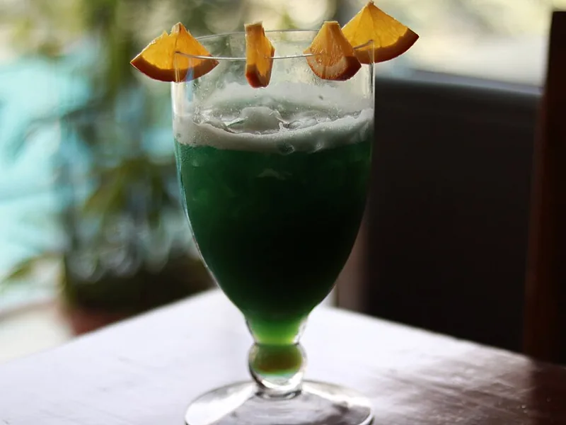 Whiskey cocktail in a glass
