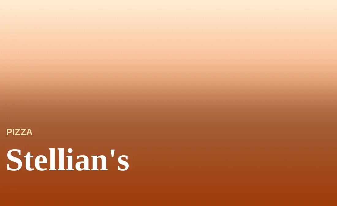 Stellian’s Menu With Prices