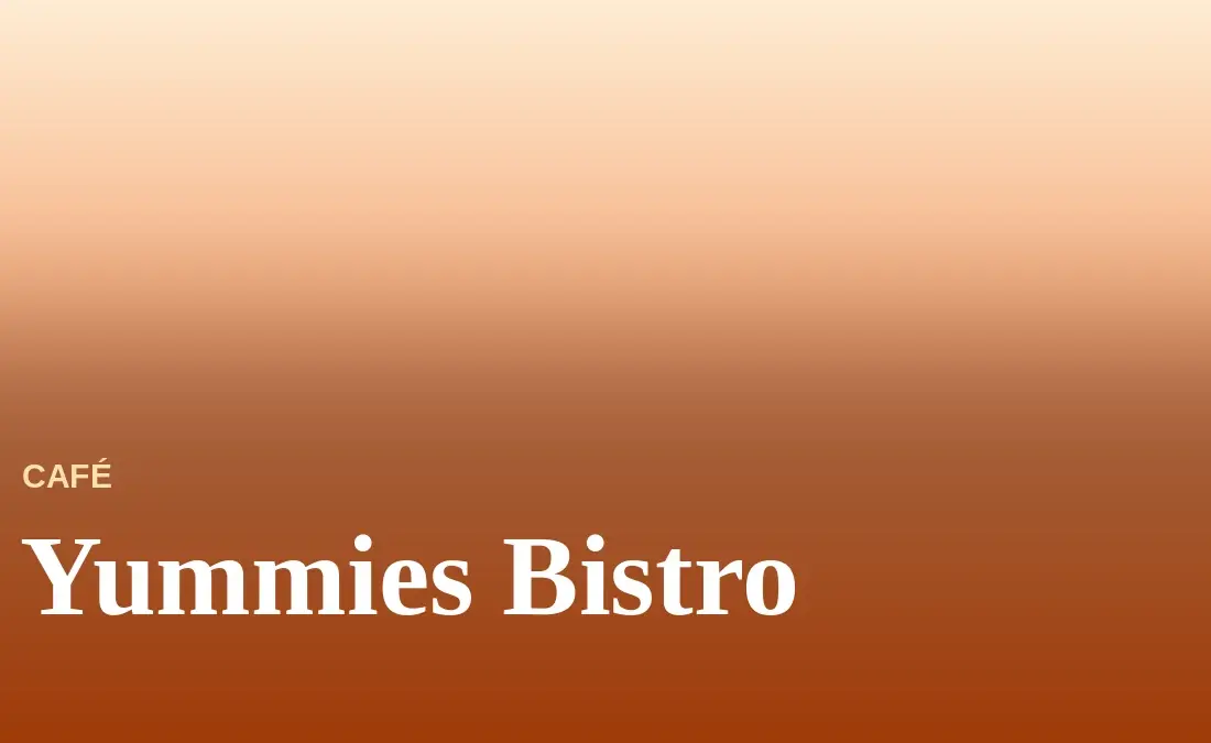Yummies Bistro Menu With Prices