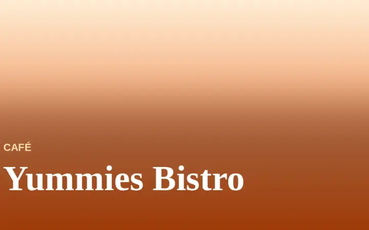 Yummies Bistro Menu With Prices